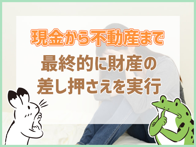 社会保険料が払えないと差押が実行される